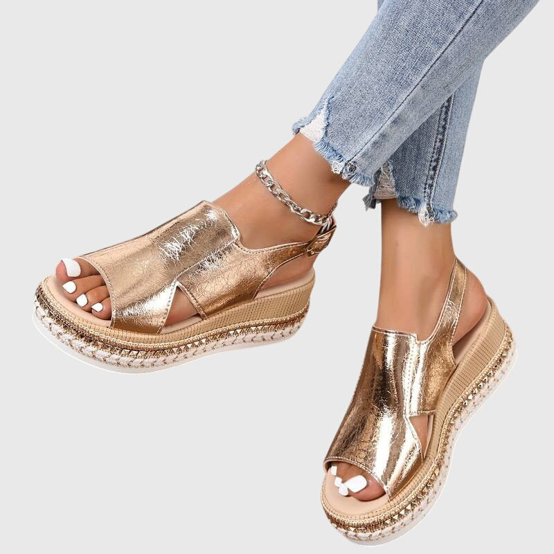 Lia - Effortless Platform Comfort Sandals