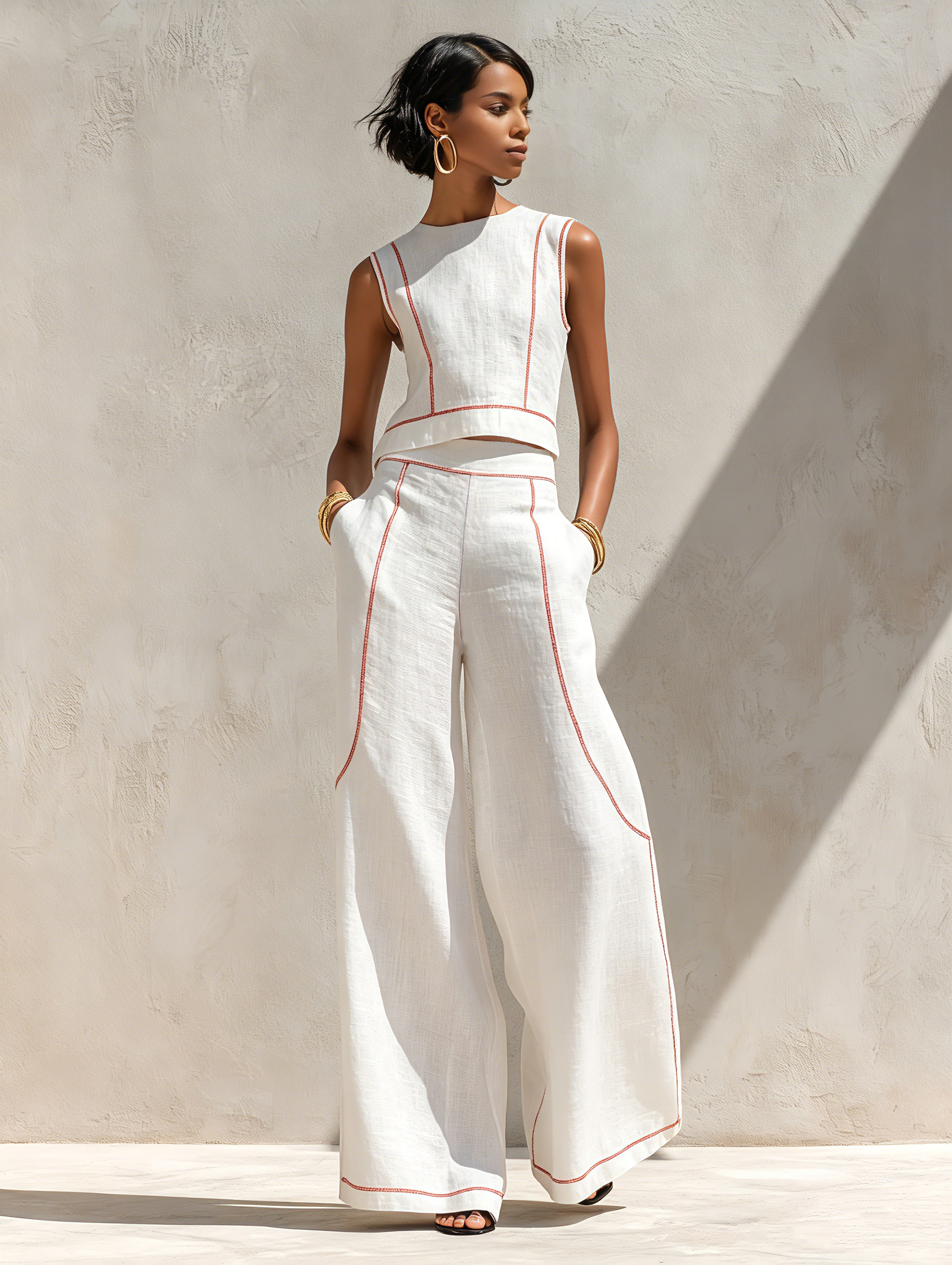 Serena | Wide-Leg Two-Piece Set
