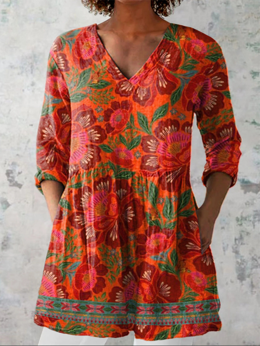 Rea | Relaxed Long Blouse