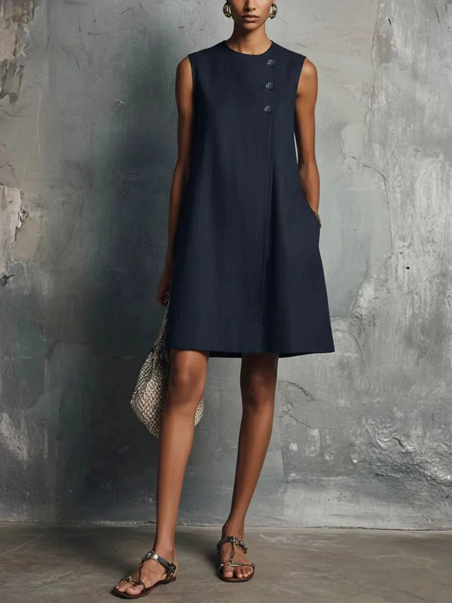 Laura | Sleeveless Everyday Shift Dress
