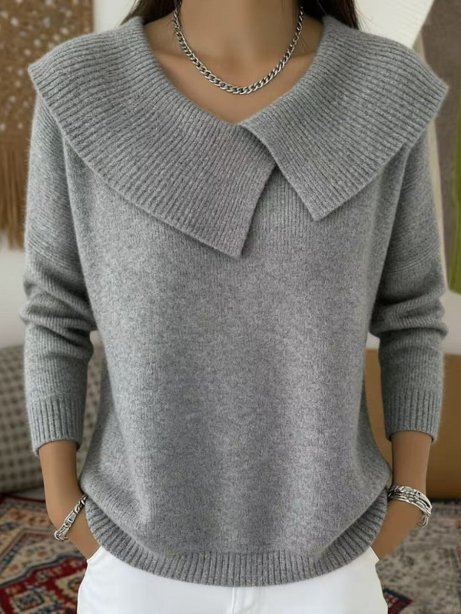 Nikka | Statement Collar Sweater