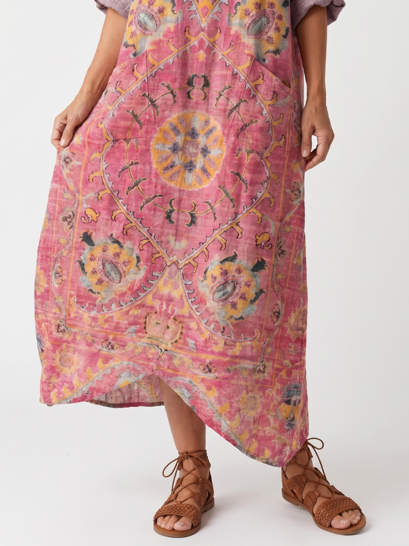 Serene | Relaxed Printed Midi Dress