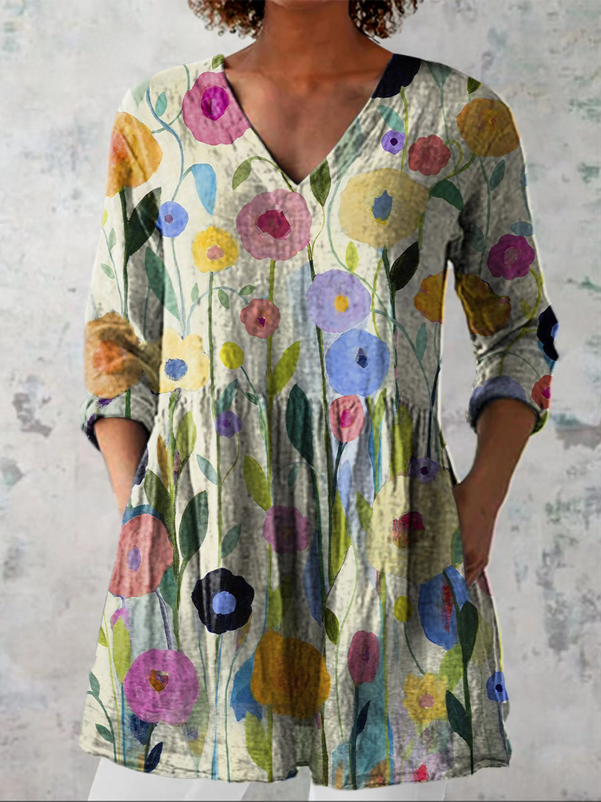 Lian | Relaxed Long Blouse