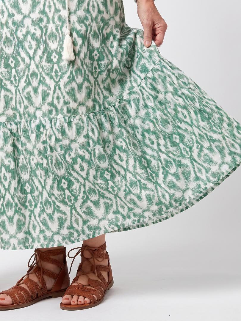 Miraya | Relaxed Printed Midi Dress