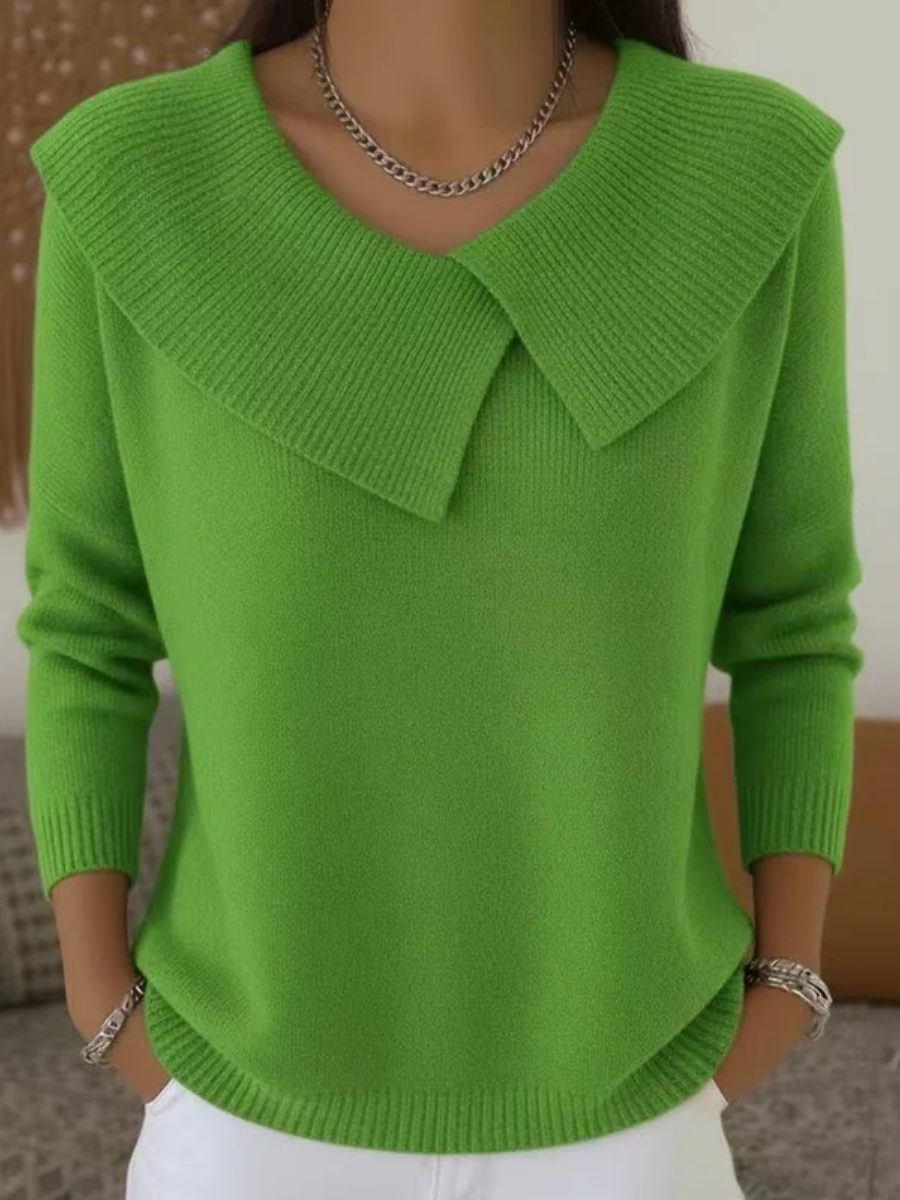 Nikka | Statement Collar Sweater