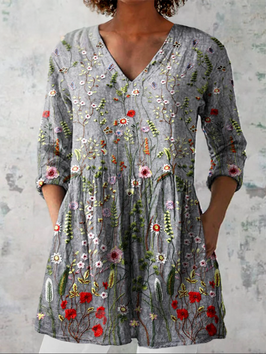 Beth | Relaxed Long Blouse
