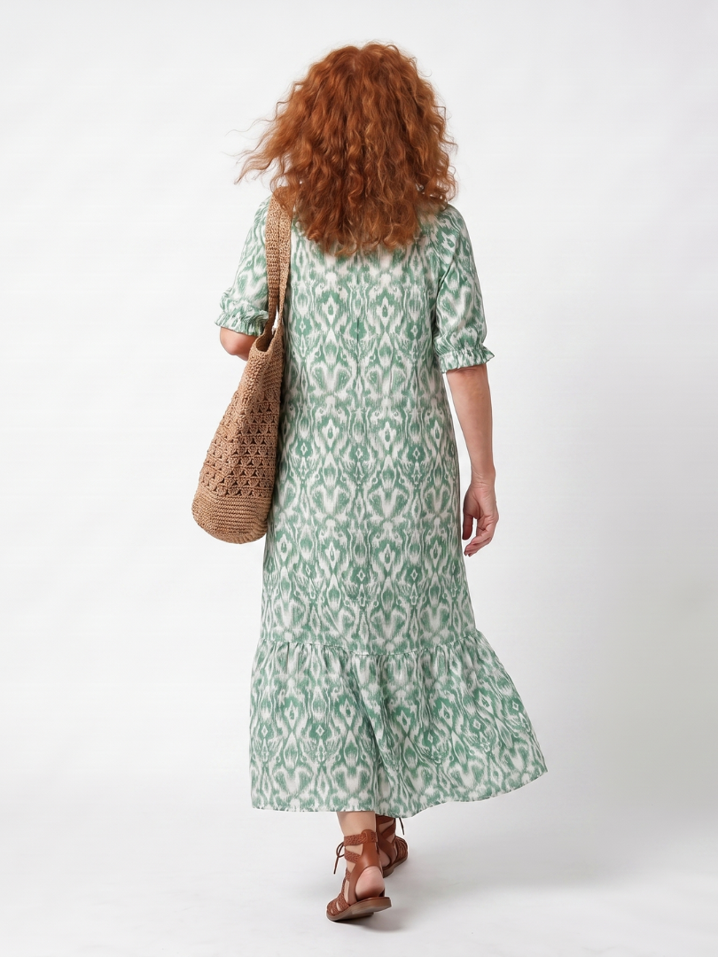 Miraya | Relaxed Printed Midi Dress