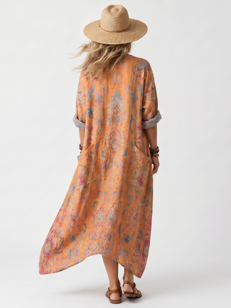 Belle | Relaxed Printed Maxi Dress