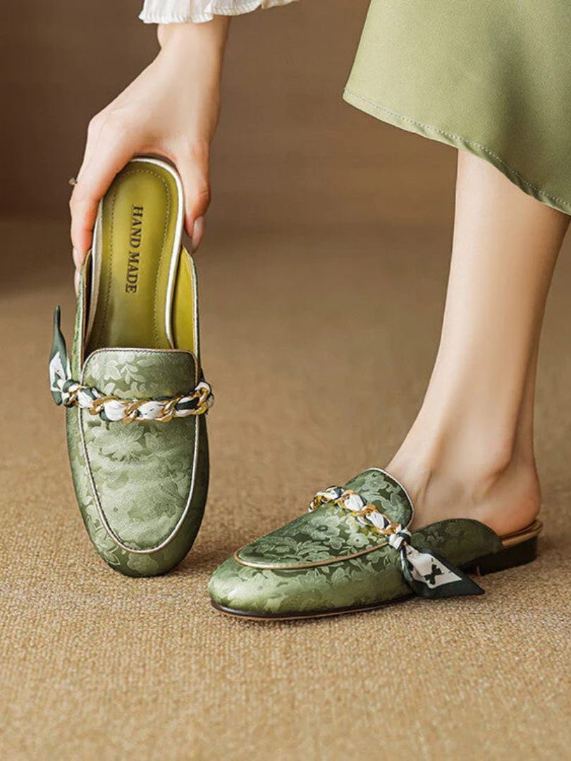 Alexa | Embellished Slip-On Mules