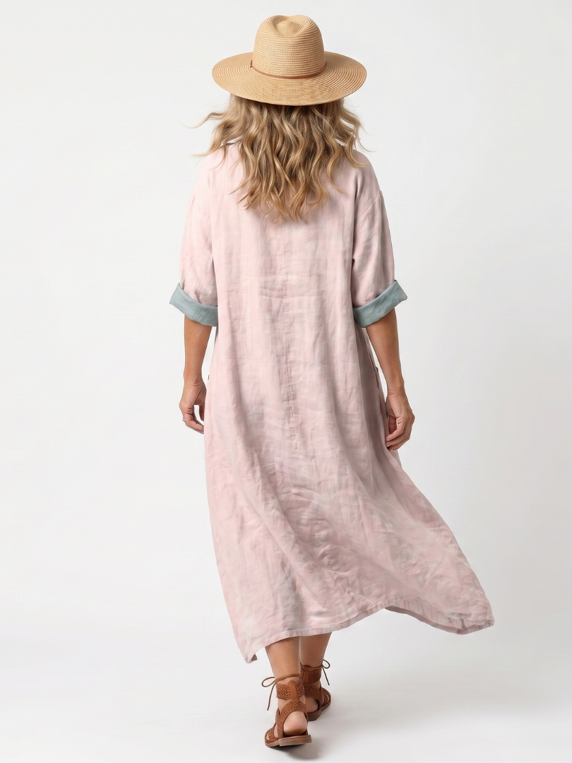 Briana | Relaxed Printed Midi Dress