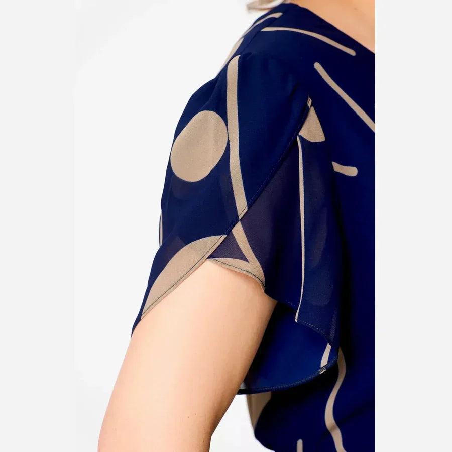 Vanessa | Printed Midi Dress