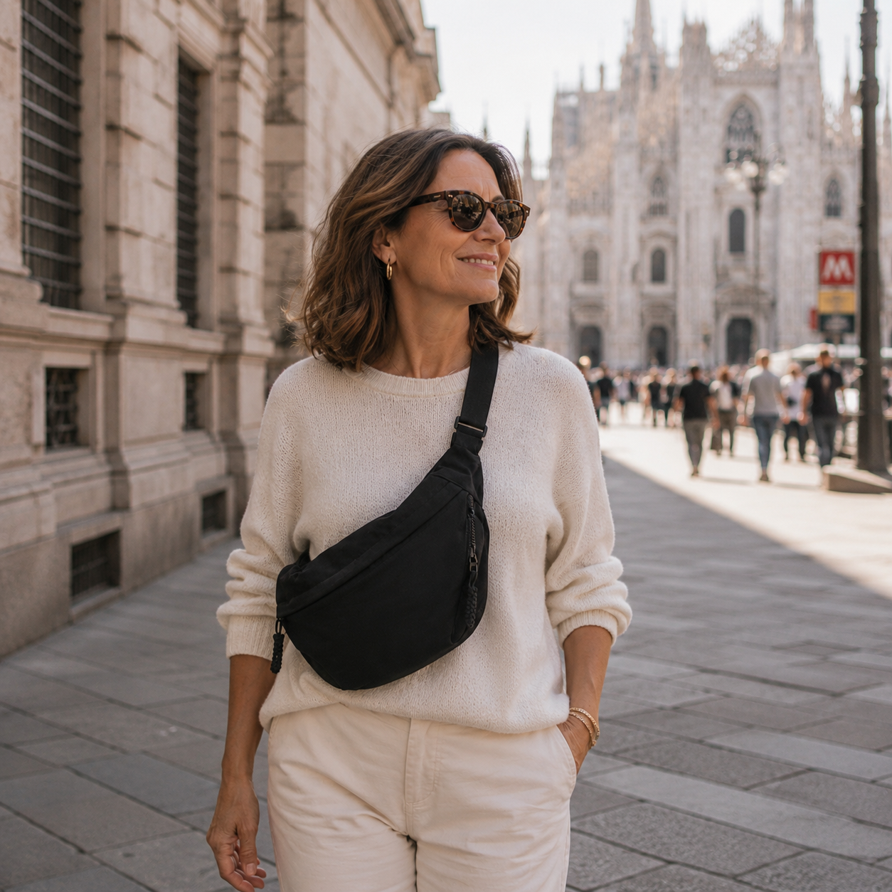 Amari | Everyday Crescent Crossbody Bag