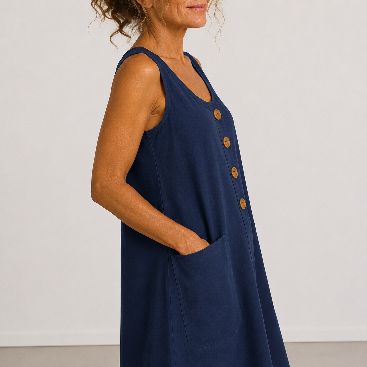 Chloe - Button-Front Everyday Dress