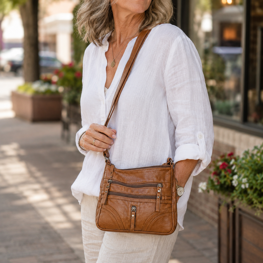 Aliah | Multi-Pocket Crossbody Bag