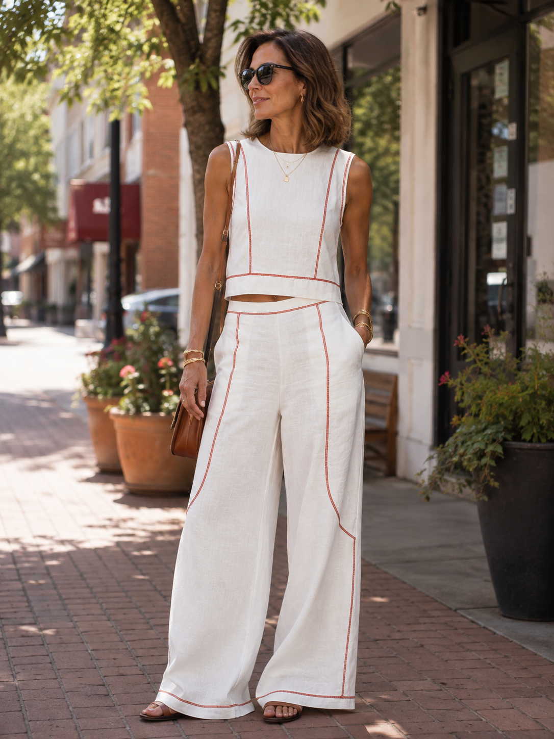 Serena | Wide-Leg Two-Piece Set
