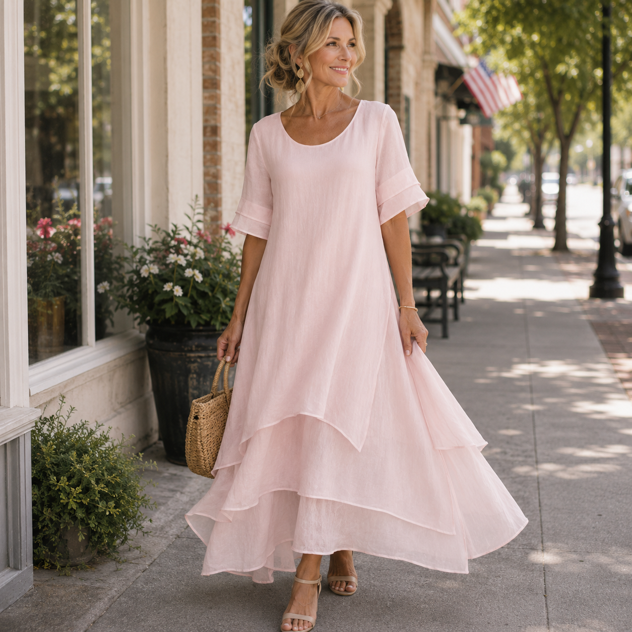 Gela | Layered Maxi Dress