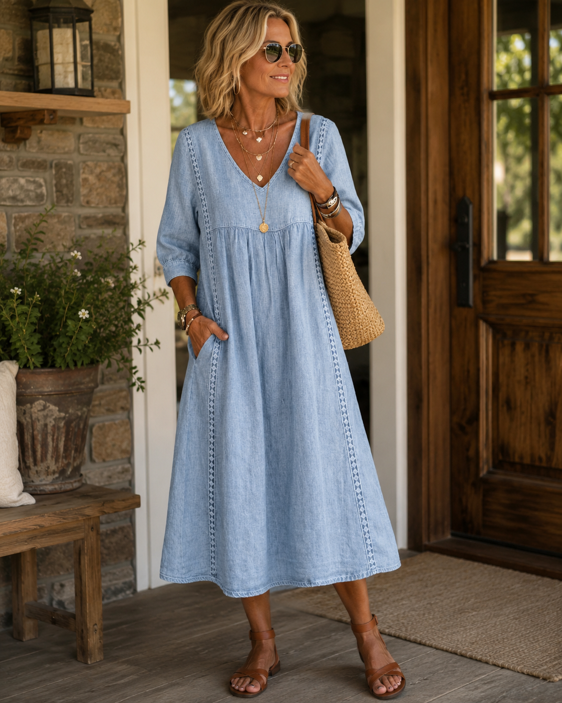 Joanne | Relaxed Pocket Maxi Dress