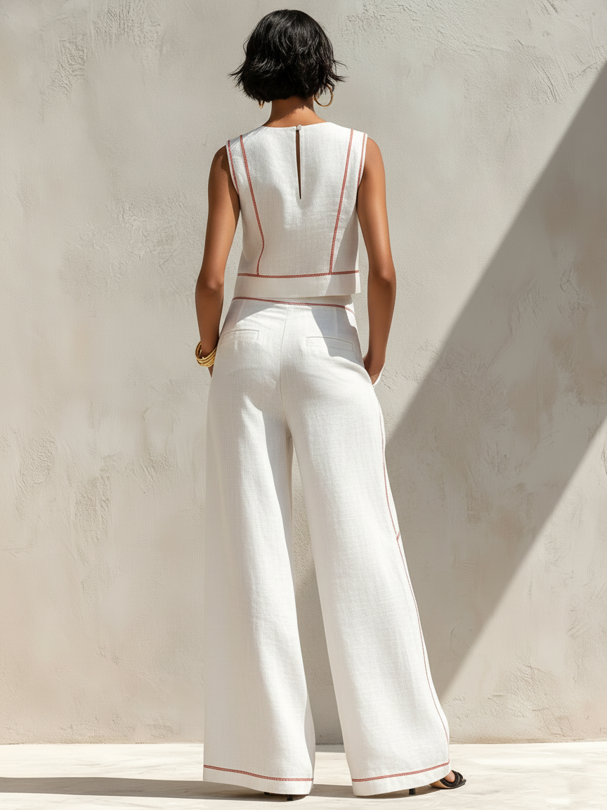 Serena | Wide-Leg Two-Piece Set