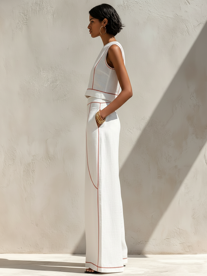 Serena | Wide-Leg Two-Piece Set