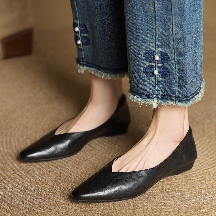 Rachel | Pointed-Toe Everyday Flats