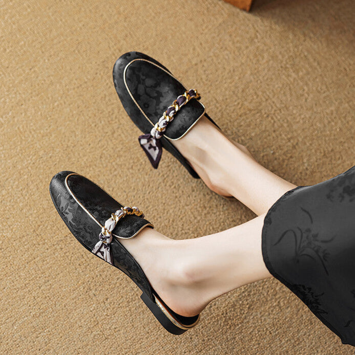 Alexa | Embellished Slip-On Mules
