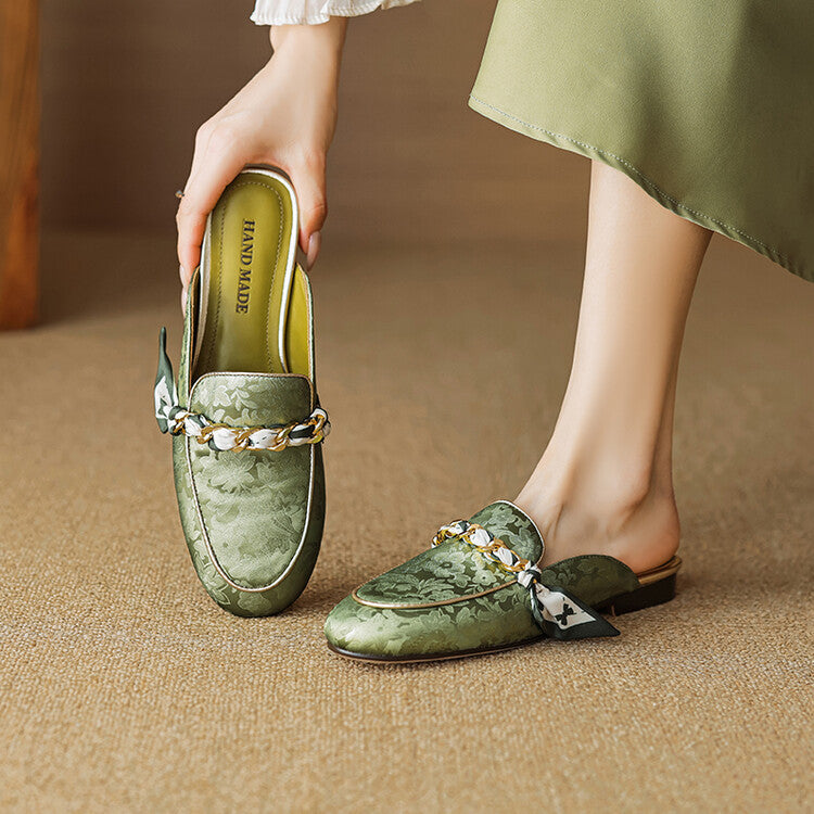 Alexa | Embellished Slip-On Mules