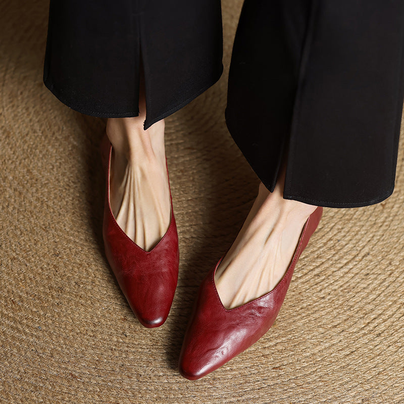 Rachel | Pointed-Toe Everyday Flats
