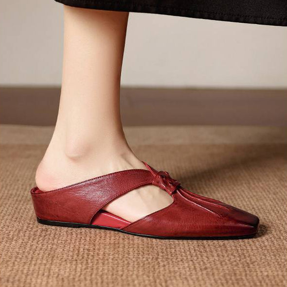 Yanna | Cutout Slip-On Mule Heels