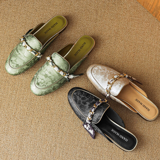 Alexa | Embellished Slip-On Mules
