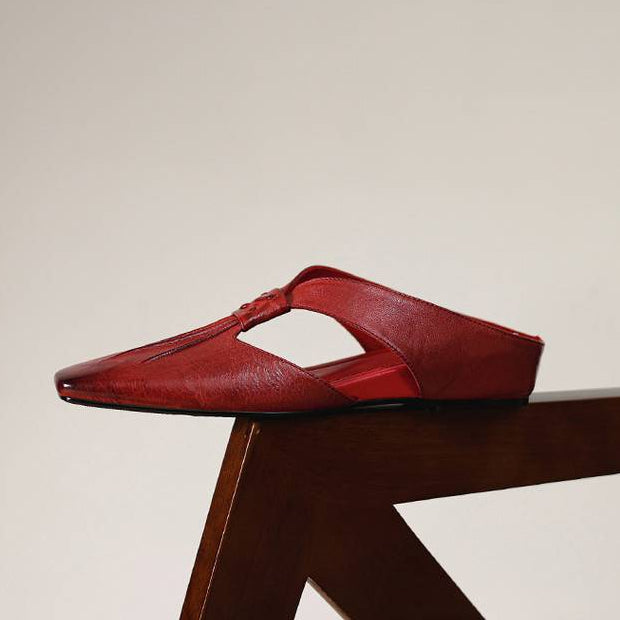 Yanna | Cutout Slip-On Mule Heels