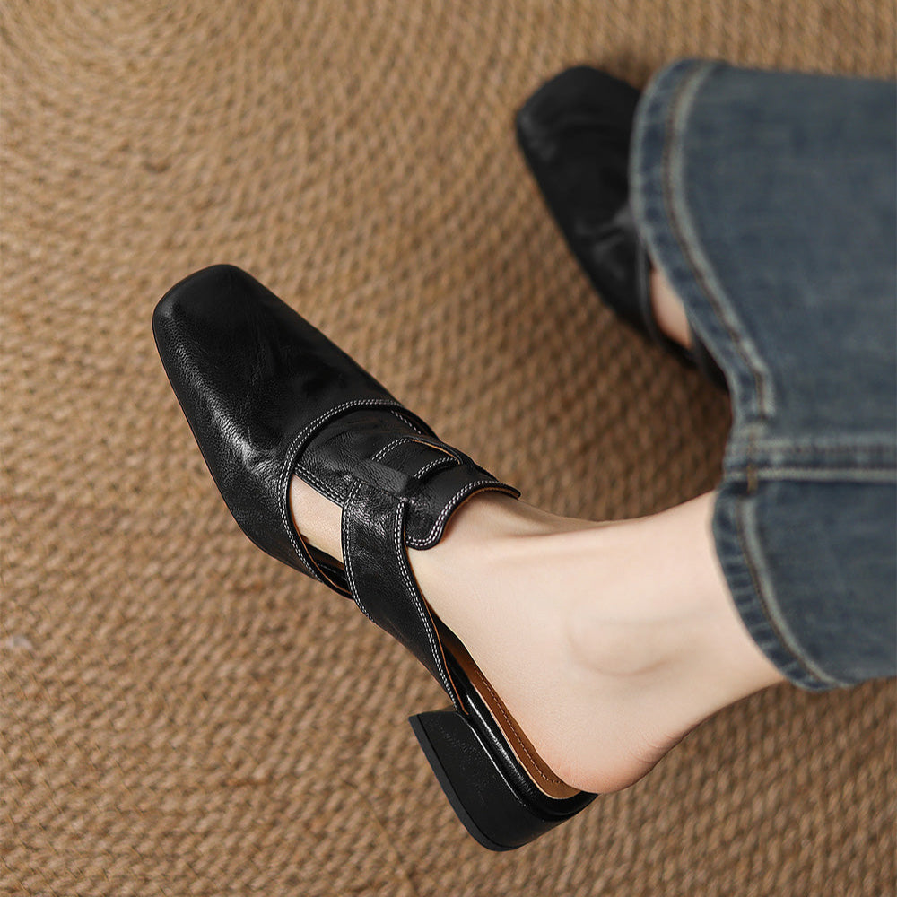 Gabriella | Elegant Wrap Strap Mules