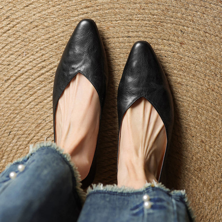 Rachel | Pointed-Toe Everyday Flats