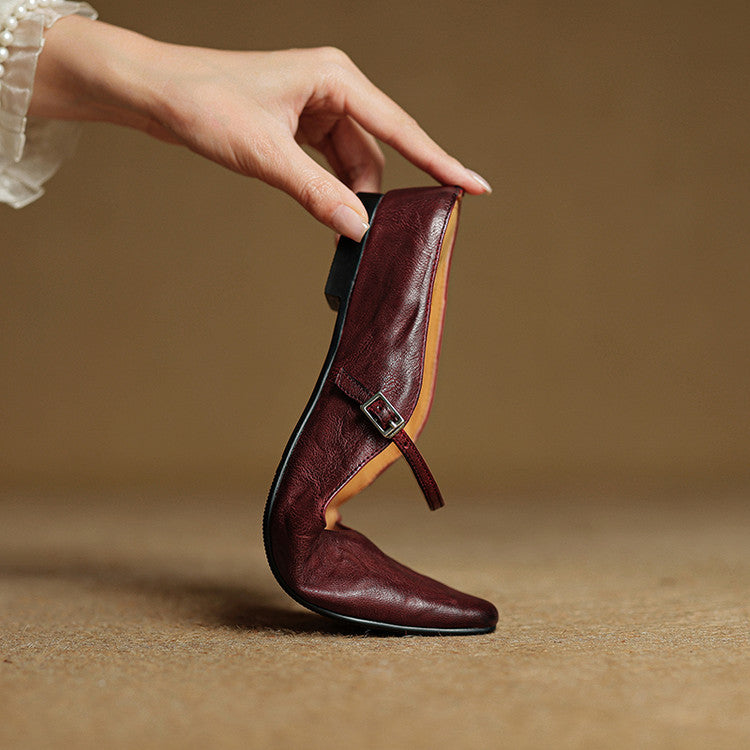 Karylle | Genuine Leather Mary Jane Mules