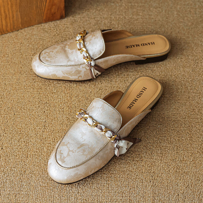 Alexa | Embellished Slip-On Mules