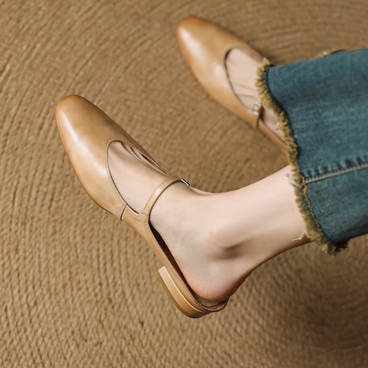Vien | Classic Mary Jane Mule Flats