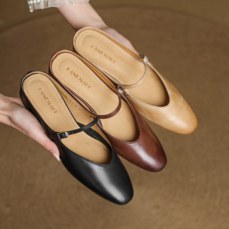 Vien | Classic Mary Jane Mule Flats