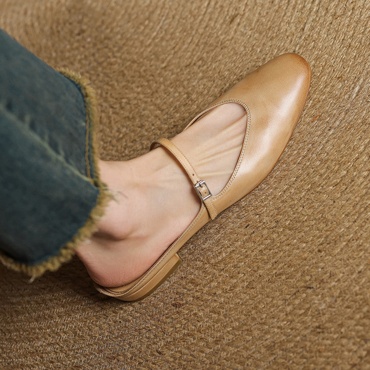 Vien | Classic Mary Jane Mule Flats