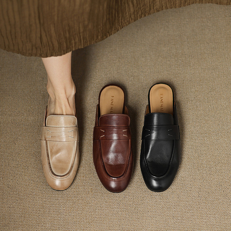 Brenda | Penny Loafer Mules
