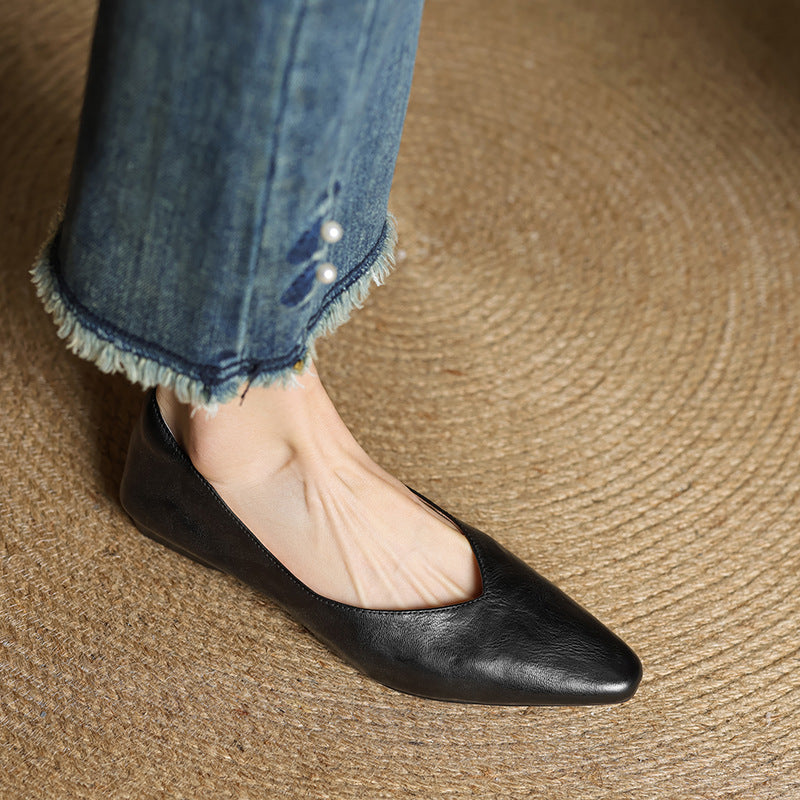 Rachel | Pointed-Toe Everyday Flats