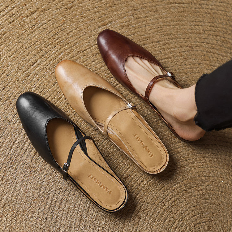 Vien | Classic Mary Jane Mule Flats