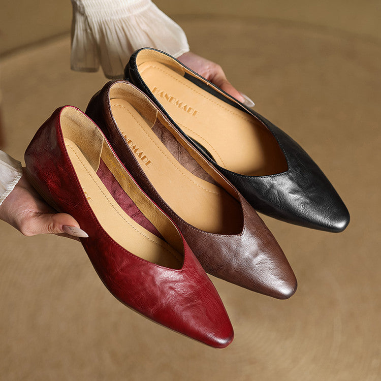 Rachel | Pointed-Toe Everyday Flats