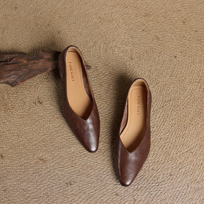 Rachel | Pointed-Toe Everyday Flats