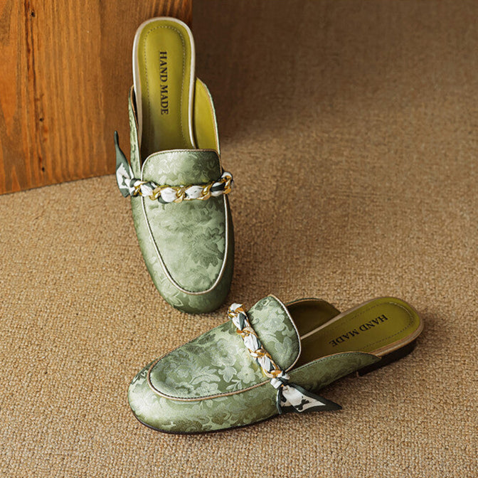 Alexa | Embellished Slip-On Mules
