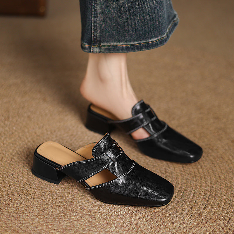 Gabriella | Elegant Wrap Strap Mules
