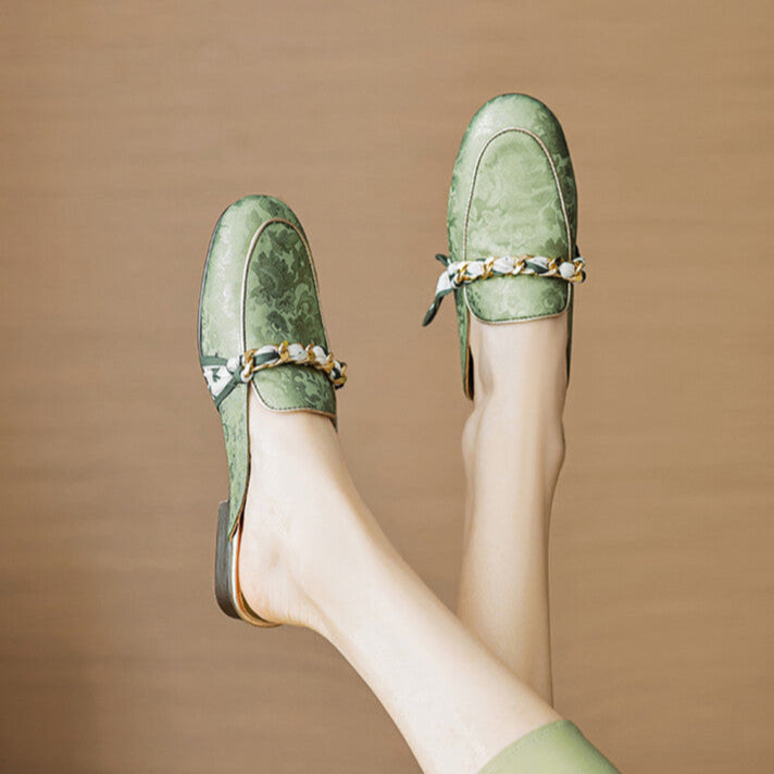 Alexa | Embellished Slip-On Mules