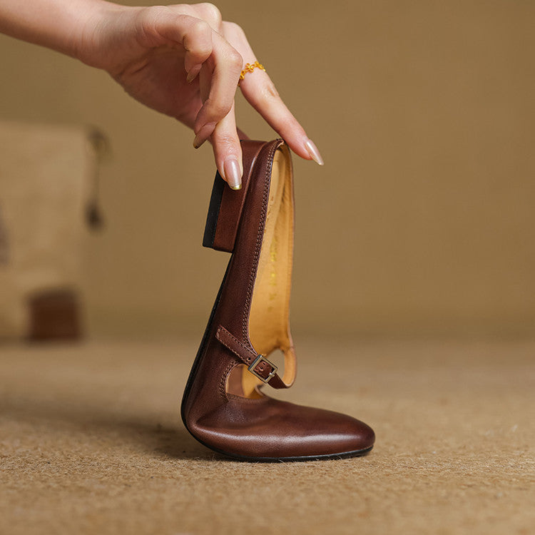 Vien | Classic Mary Jane Mule Flats