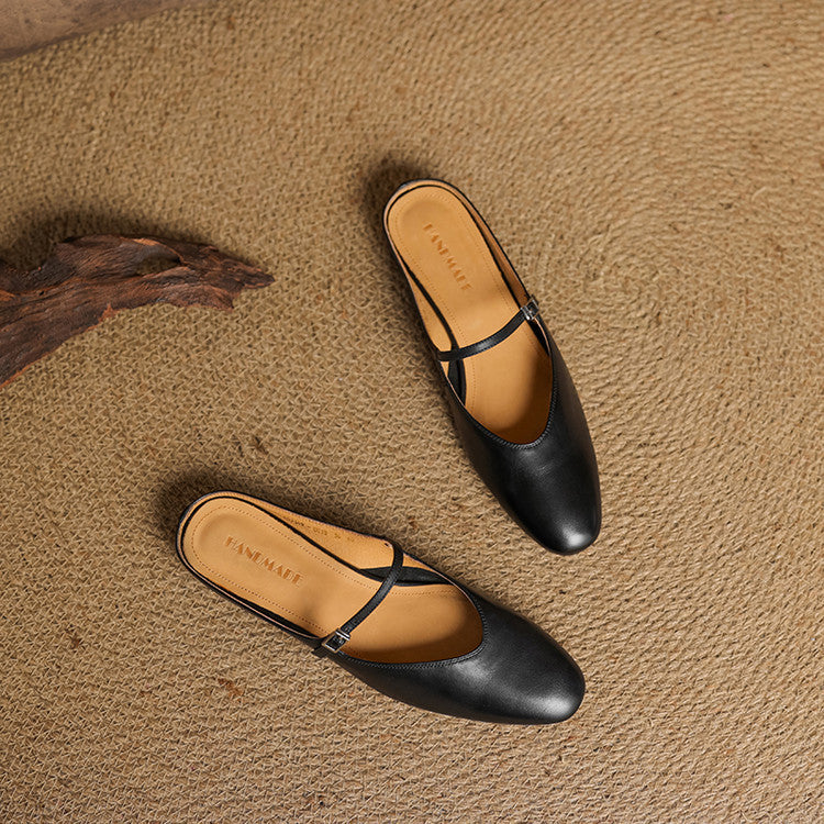 Vien | Classic Mary Jane Mule Flats