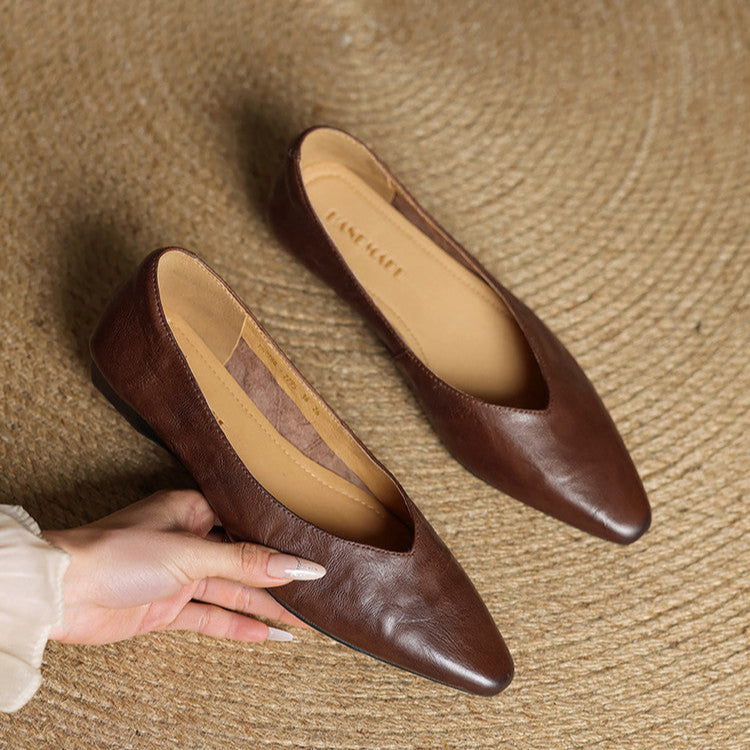 Rachel | Pointed-Toe Everyday Flats