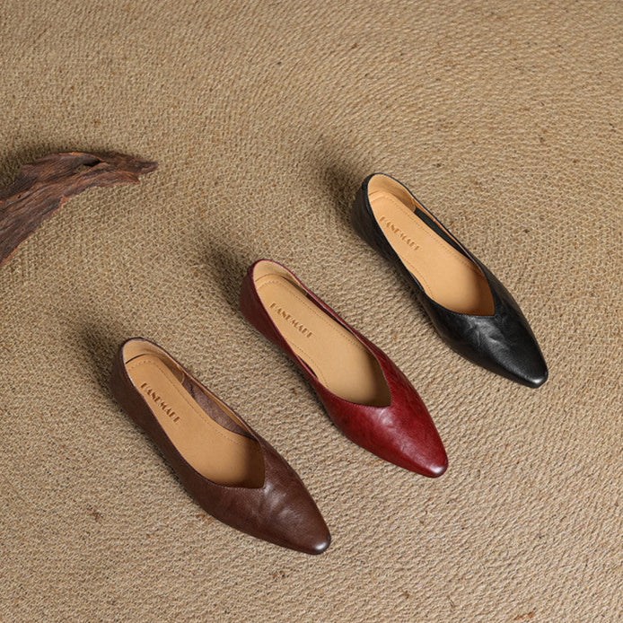 Rachel | Pointed-Toe Everyday Flats