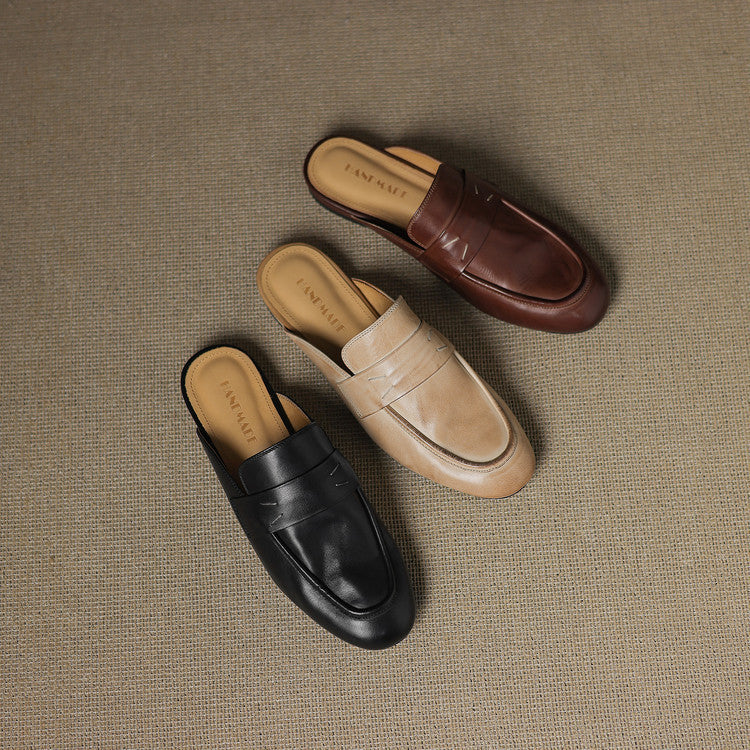 Brenda | Penny Loafer Mules